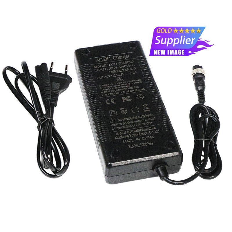 24v 2A /29.4V 2A/36V 2A 42V 1A 2A 3A 4A 5A 54.6V 2A 3A 67.2v 2A Battery Lithium Chargers For Electric Scooter Bike Charger