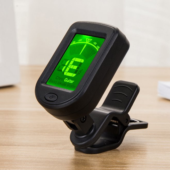 Wholesale High Quality Cheap LCD Display Digital Guitar Tuner for Guitar Bass Ukulele Violin Chromatic Accept Logo Custom