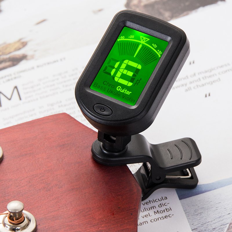 Wholesale High Quality Cheap LCD Display Digital Guitar Tuner for Guitar Bass Ukulele Violin Chromatic Accept Logo Custom