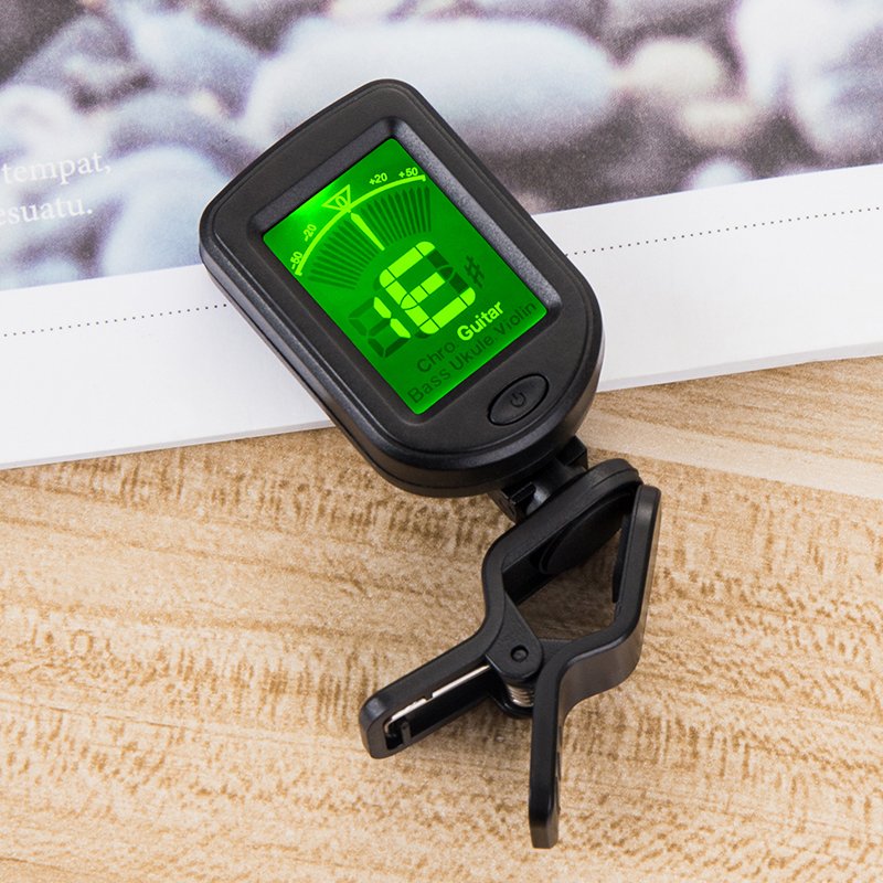 Wholesale High Quality Cheap LCD Display Digital Guitar Tuner for Guitar Bass Ukulele Violin Chromatic Accept Logo Custom