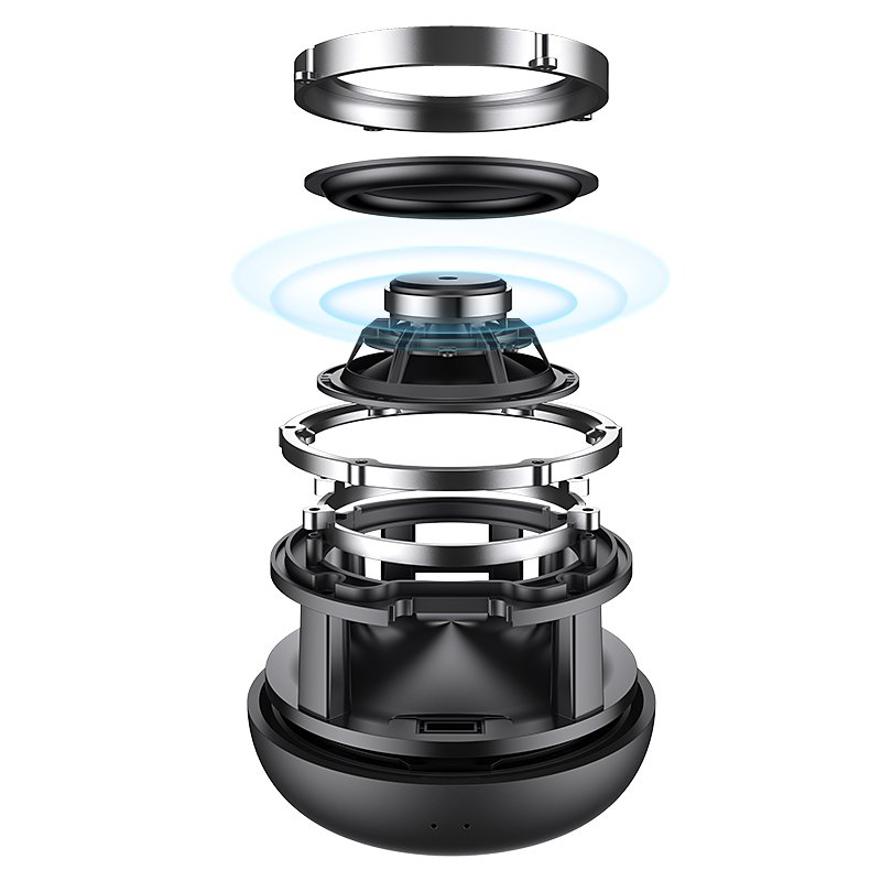 USAMS Original factory Outdoor stereo Music BT5.0 1800mAh Speaker Waterproof Portable Mini Wireless speaker