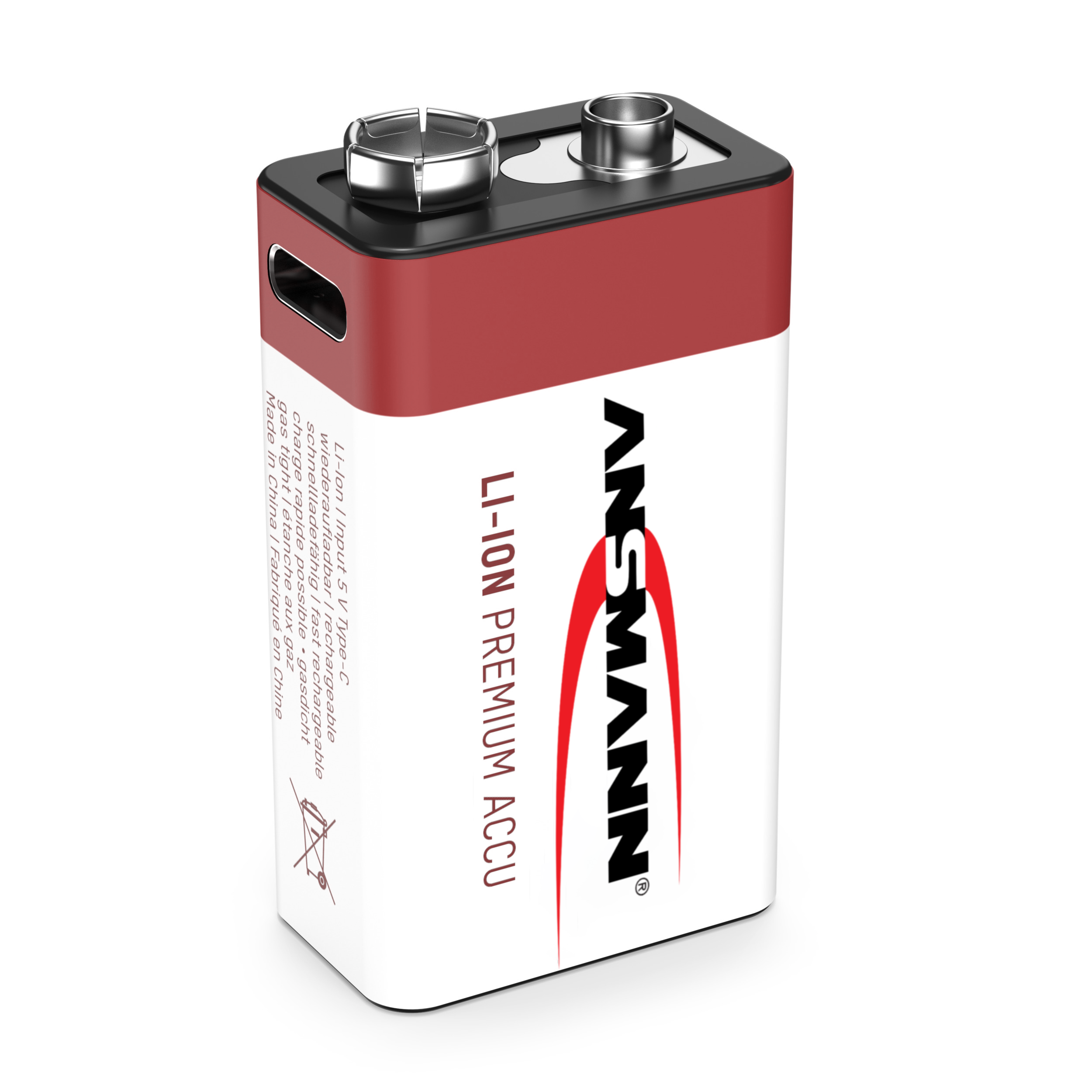 USB Battery Most Popular Best Seller Dry Battery Replacement Lithium ion Rechargeable 9V Battery