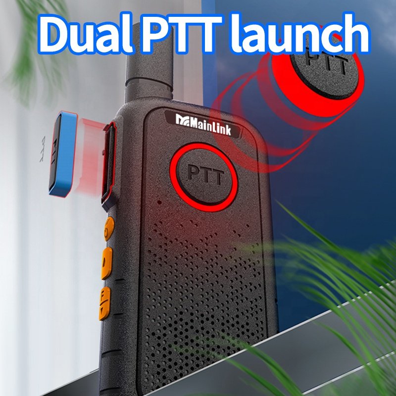Micro Walkie Talkie Long Range Two Way Radio Handheld Radio Home Hotel Restaurant Beauty Salon PTT Walkie Talkie