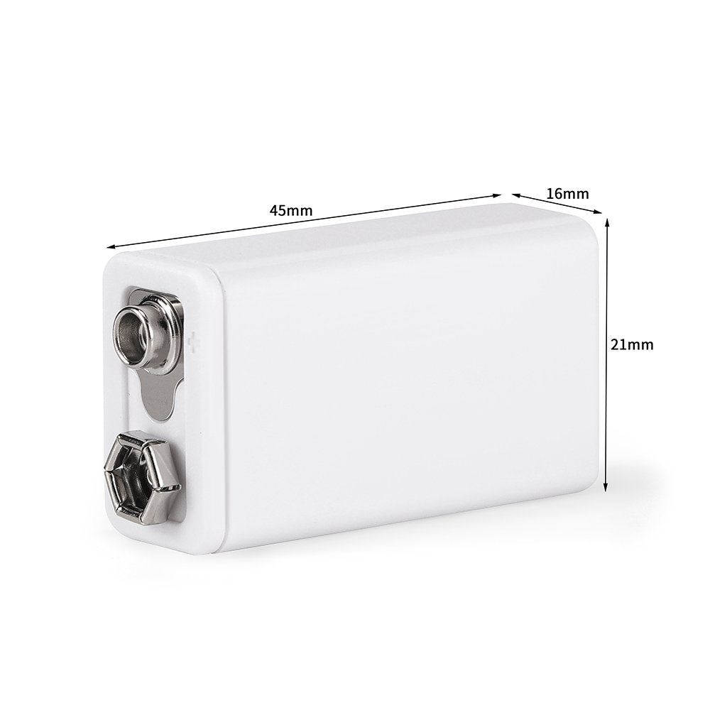 High frequency 9v battery accessories battery case Type-C port hardware copper nickel plated