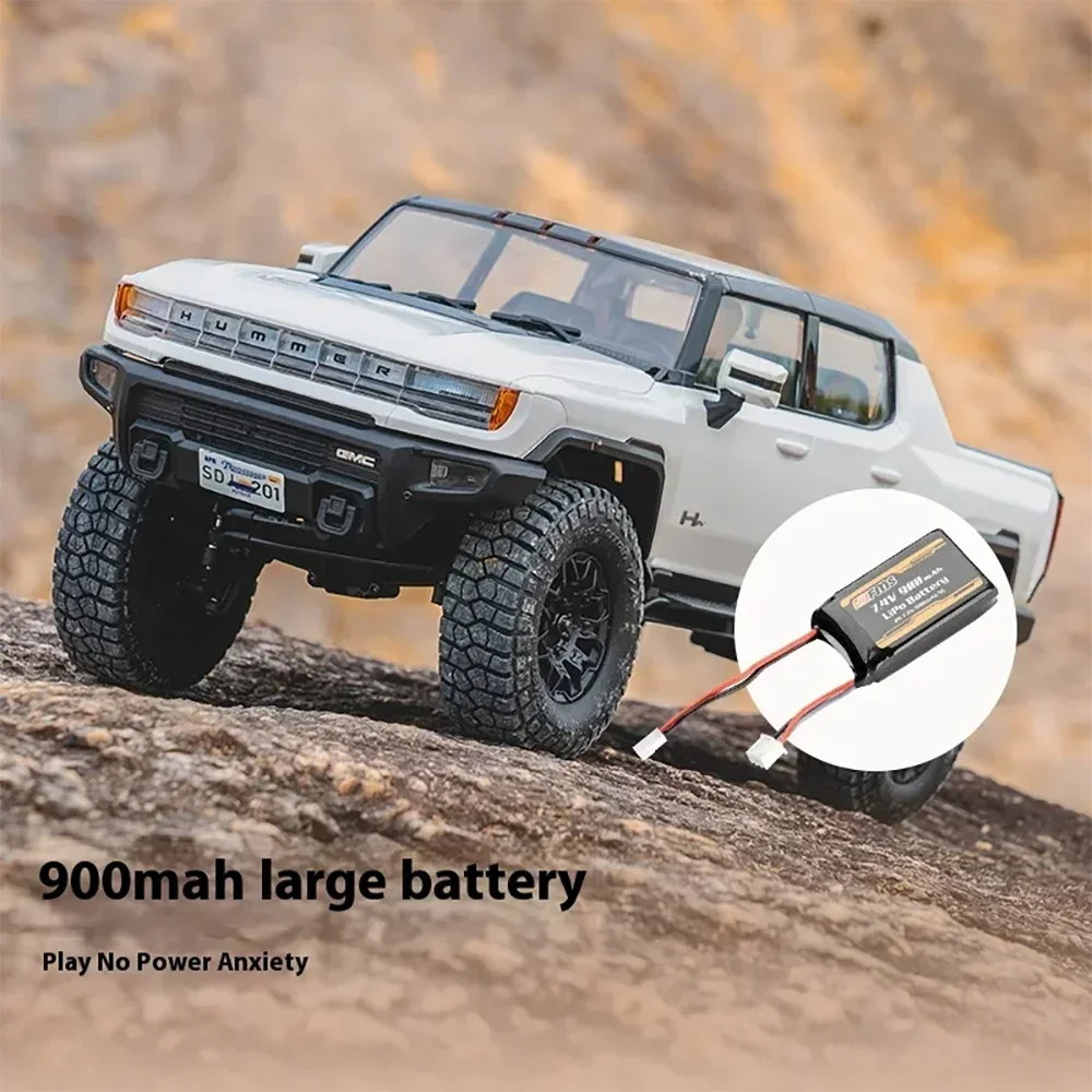 FMS FCX18 HUMMER EV Pickup Crawler 1/ RC Remote Control Model Car RTR 4WD Adult Children's Toys