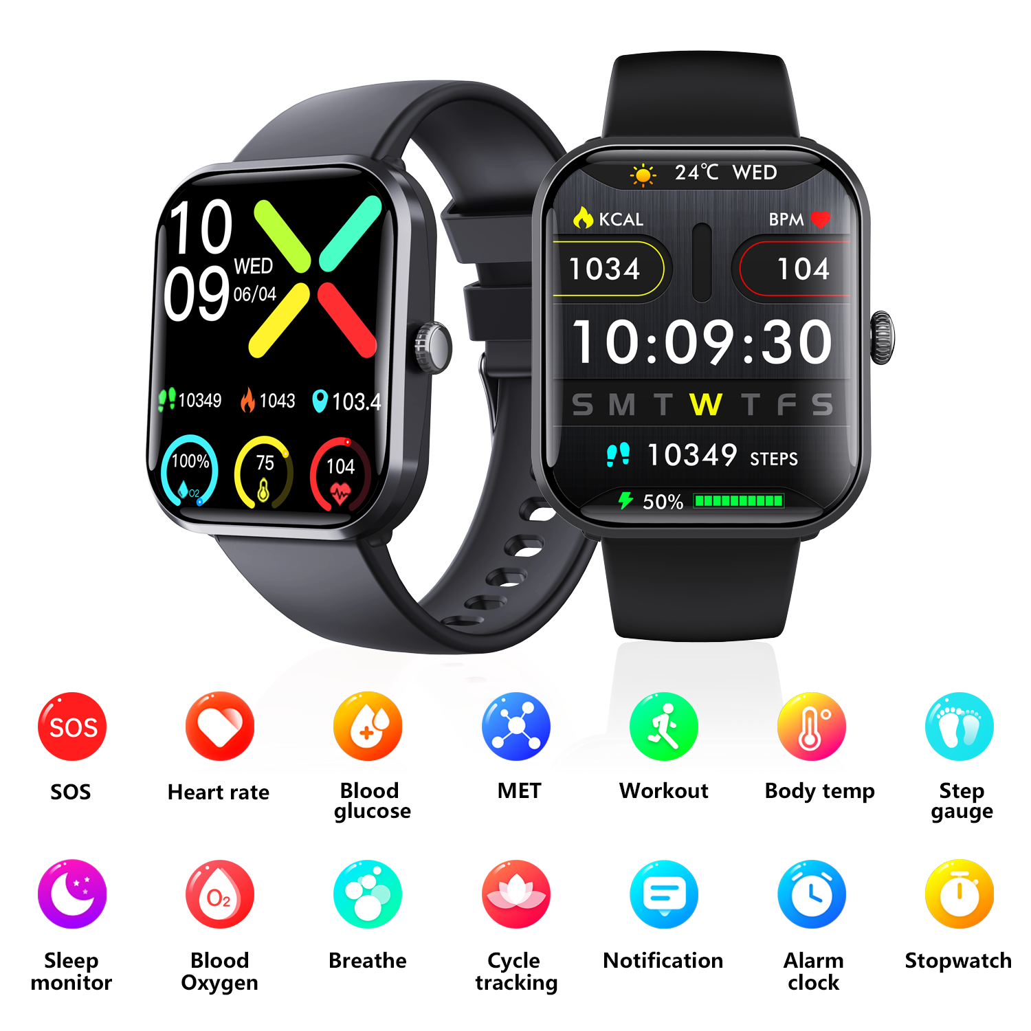2024 New Flyrabbit GT4 Pro Smart Watch for Men NFC AMOLED 360x360 HD Screen Heart Rate Bt Call Smart Watch
