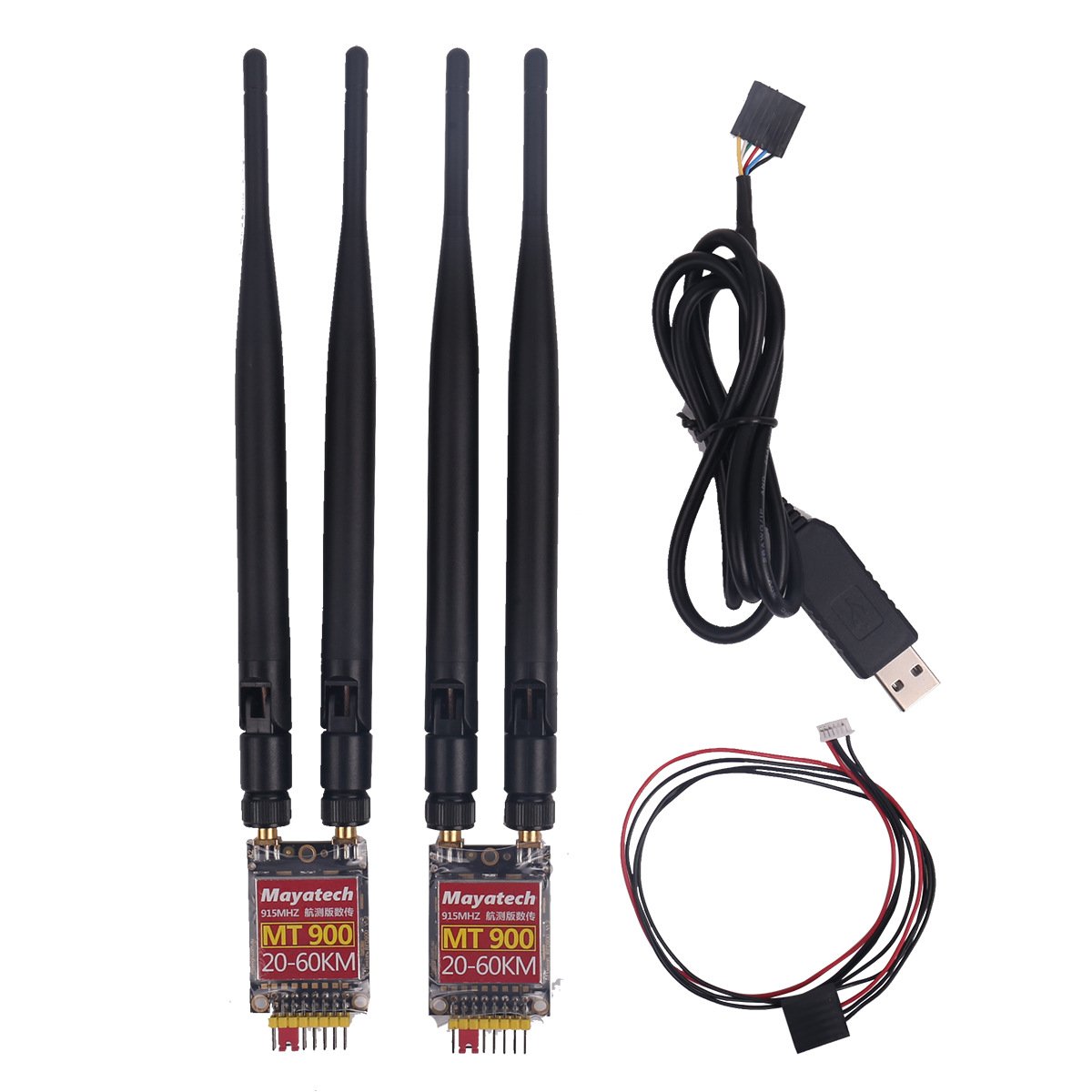 MT900 Ultra-Long Distance Data Transmission Plastic Drone Accessories PX 40KM PIX Upgrade 3DR Ground Station FPV drone kits