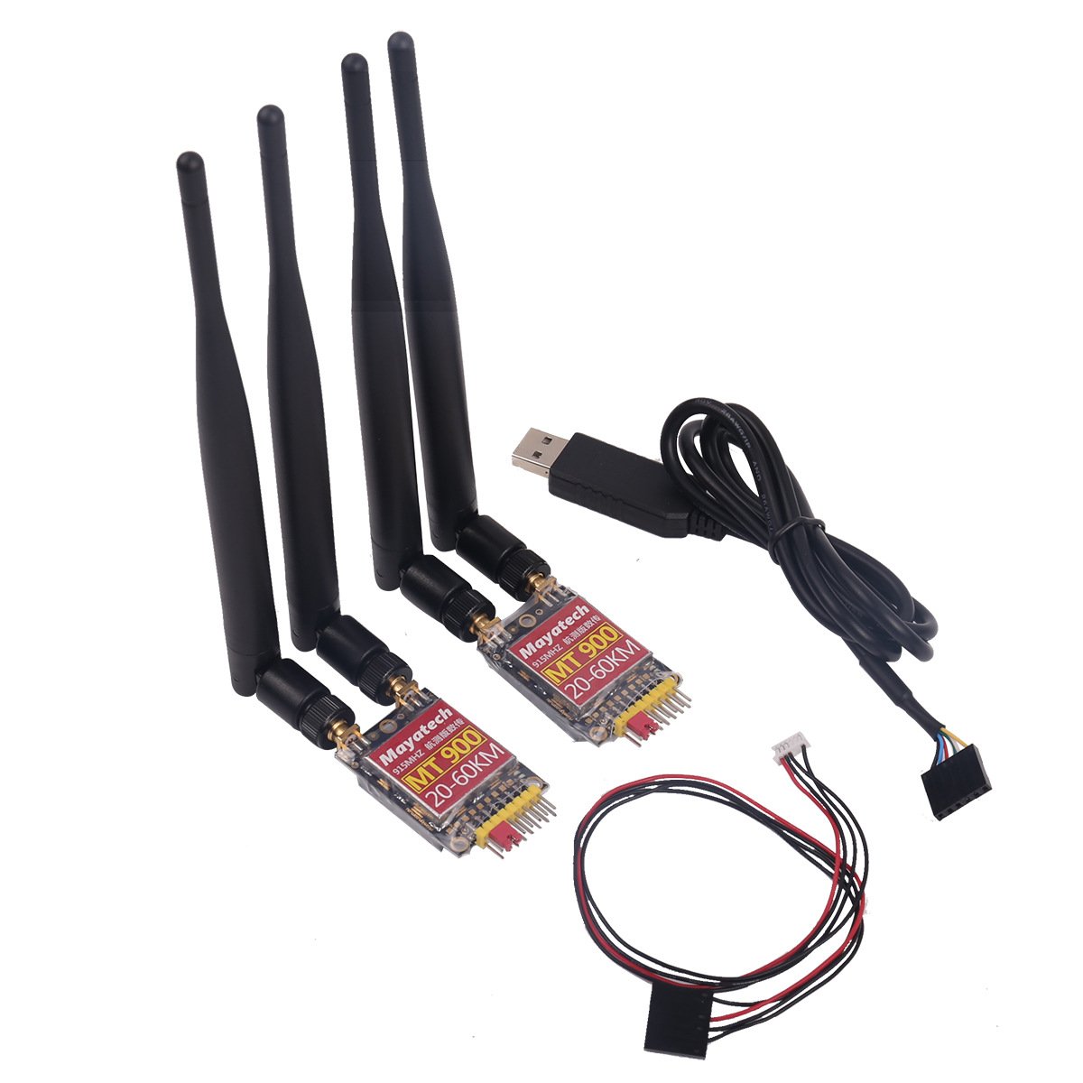 MT900 Ultra-Long Distance Data Transmission Plastic Drone Accessories PX 40KM PIX Upgrade 3DR Ground Station FPV drone kits