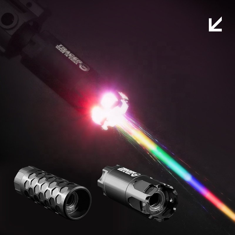 Colorful LED Lighted Flashing Tracer Gel Blasters Toy Gun Accessory With Battery