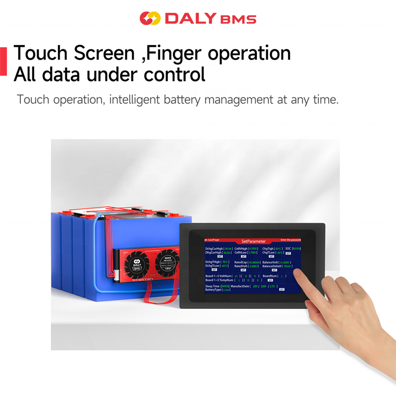 Daly Smart Bms Accessories Wifi BT Module LCD Display Screen UART 485 Cable CANBUS SOC Indicator Battery BMS LifePO4 16S 48V