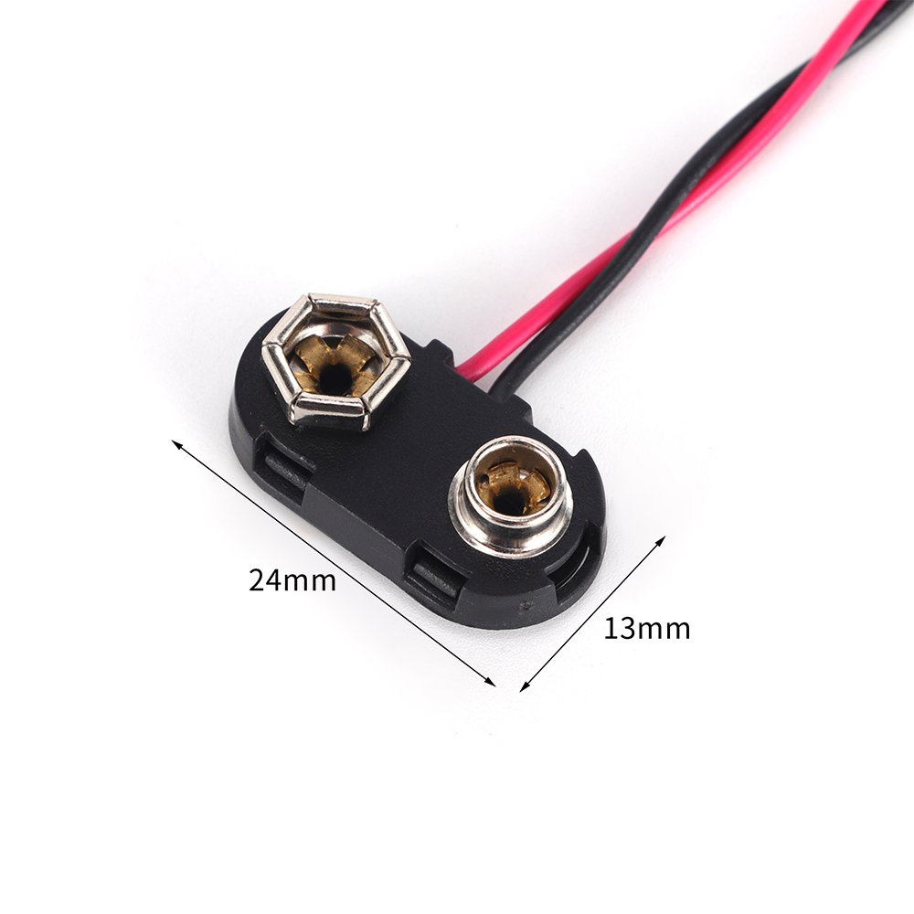 Spot Manufacturers Supply 9V battery With Wire Connector battery Clip For Electronic Toys Handmade DIY Experiments