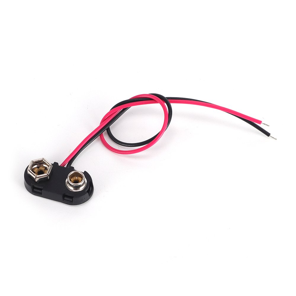Spot Manufacturers Supply 9V battery With Wire Connector battery Clip For Electronic Toys Handmade DIY Experiments