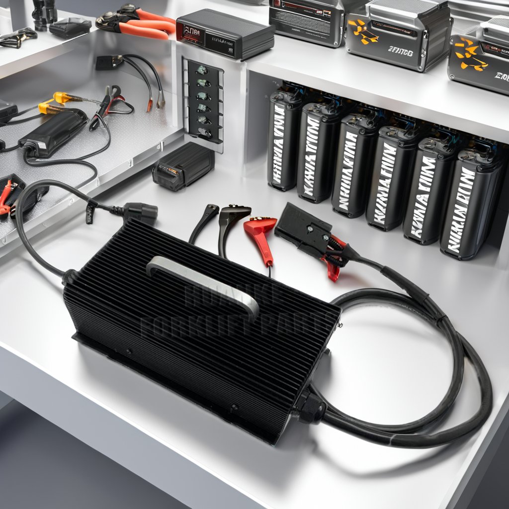 AIMB155-741000-000 ESCH 29V/20A New Lithium Battery Small Diamond Charger 100-240V Charger for Forklift Truck Accessories