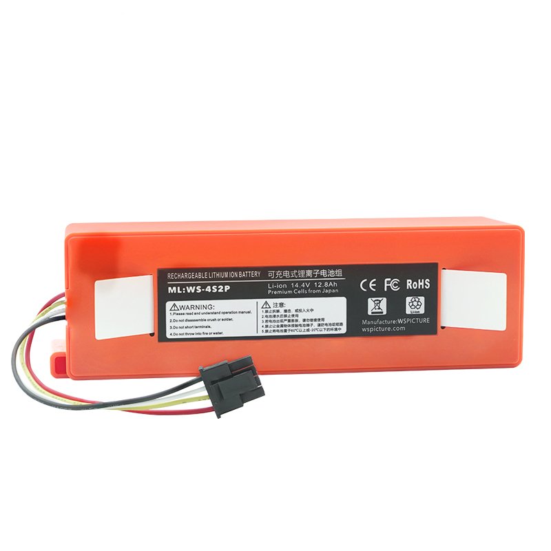 14.4V 14.8V 4S2P Replacement Vacuum Cleaner accessories for xiaomi mi robot Robotics cleaner roborock S50 S51 T4 T6 battery