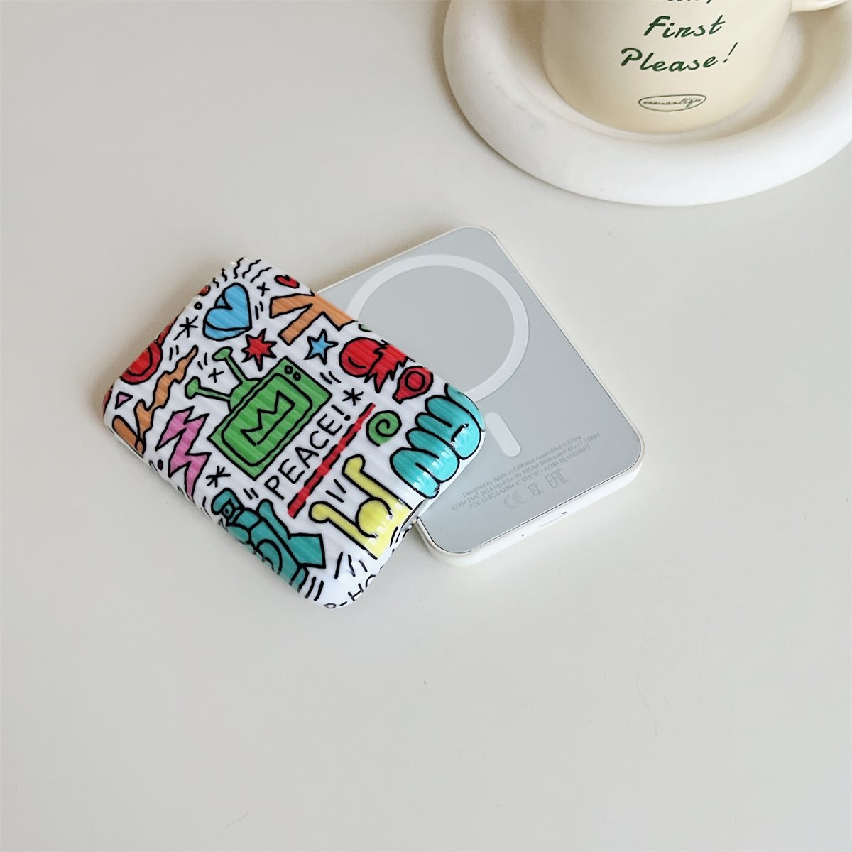 For iPhone Powerbank Case Shockproof Bumper Wireless Magnetic Battery Protective Cover Soft Silicone Case Mobile Phone Accessory