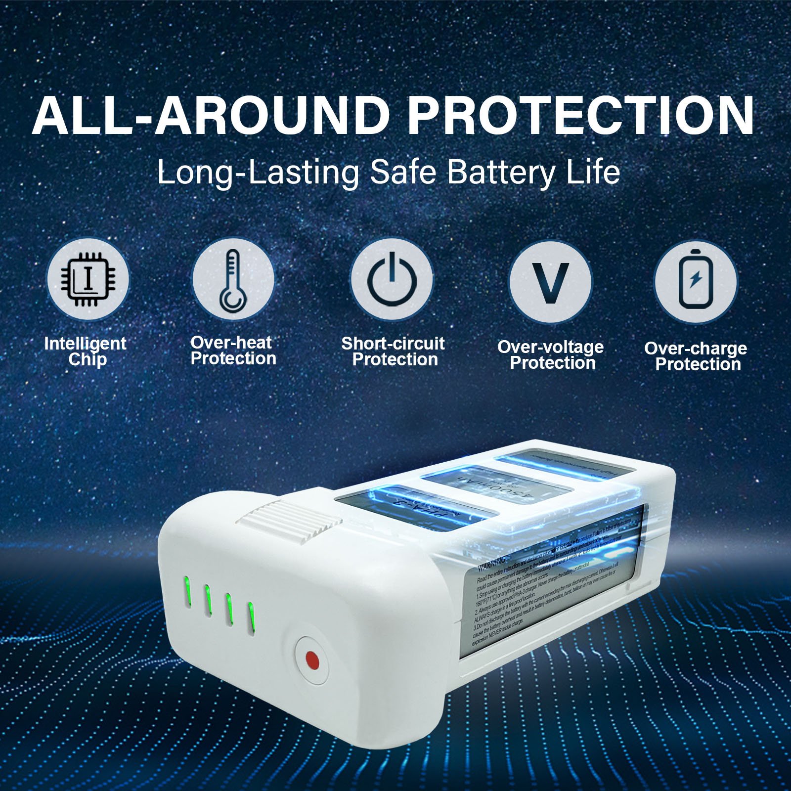 Drone battery accessory 15.2V 4500mAh PH3 drone battery suitable for DJI Phantom 3 series