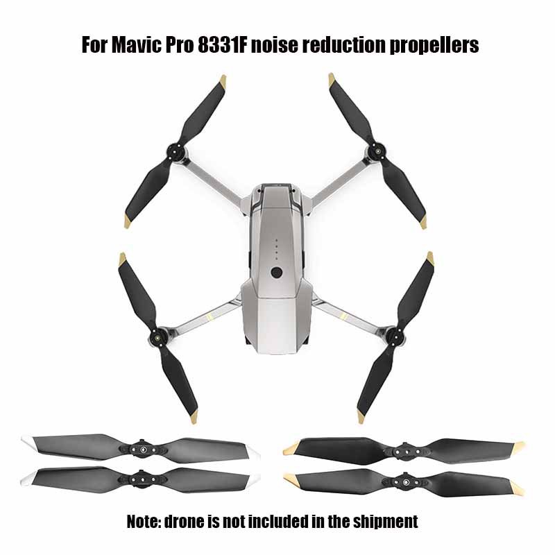 In stock for DJI Mavic Propeller Blades Mavic Pro Quick Release Propellers 8331 8331F Platinum Noise Reduction Propellers