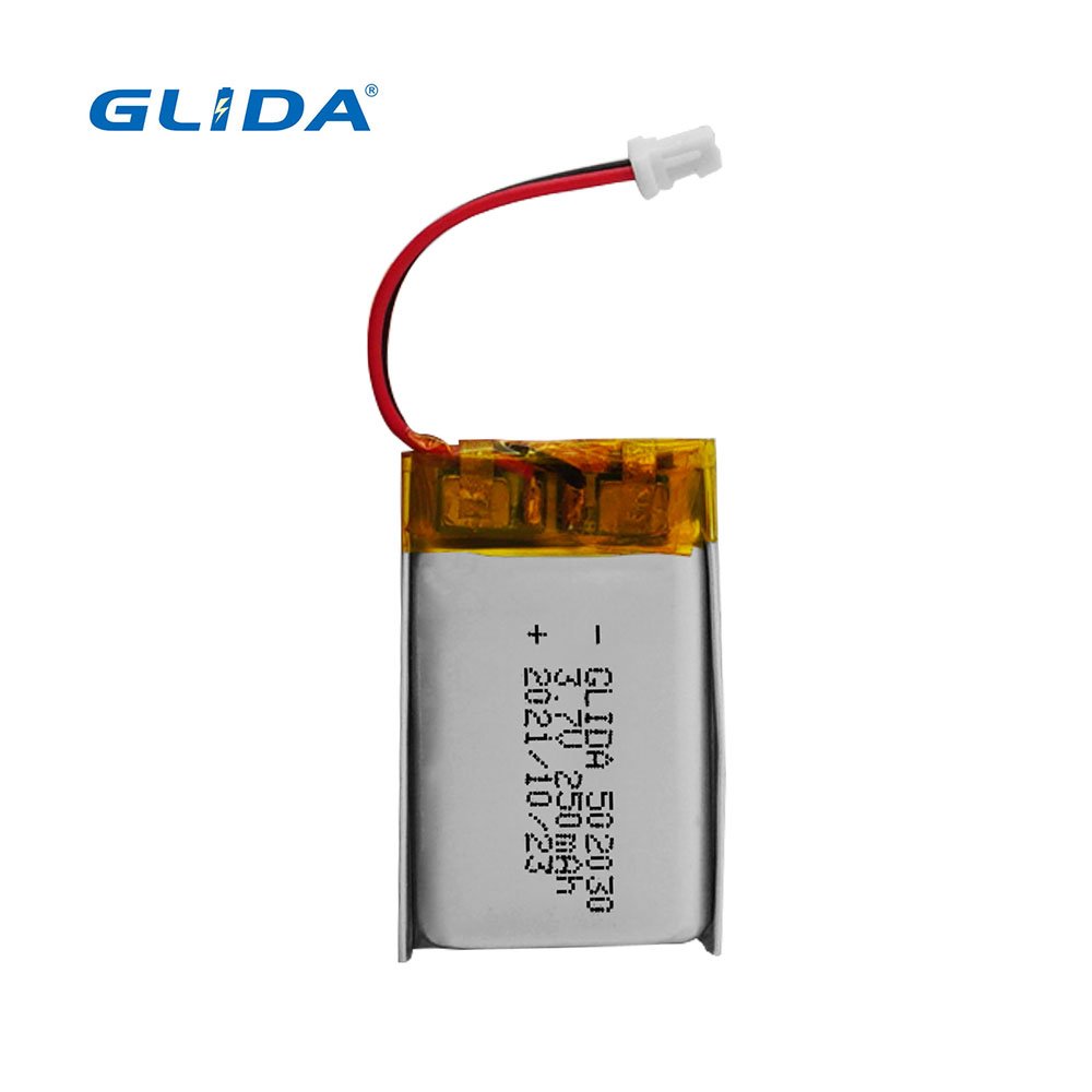 502030 3.7v 250mah rechargeable lipo portable lithium battery for electronic products