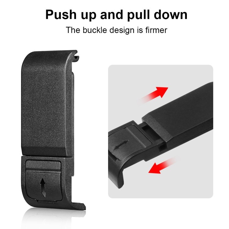 Cheap PULUZ Camera Battery Protector Case Camera Accessories Side Interface Cover for GoPro HERO12 Black 11 10 9