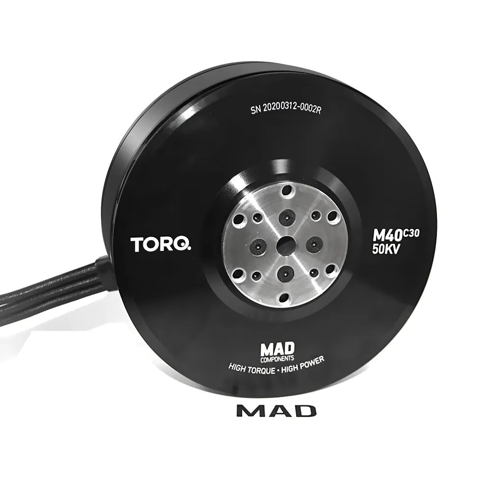 MAD TORQ M40C30 50KV V2.1 Brushless Motor For Paramotor UAV Drone Motor For Agricultural Use Brushless Motor ESC Lipo Battery