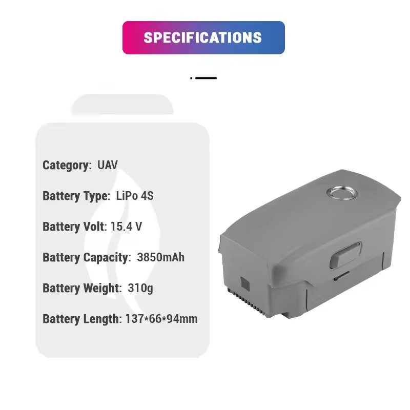 15.4 V 3850mAh Lithium Battery for DJI Mavic 2 pro Mavic 2pro Mavic2 zoom Maivc 2 Enterprise Drone battery Rechargeable