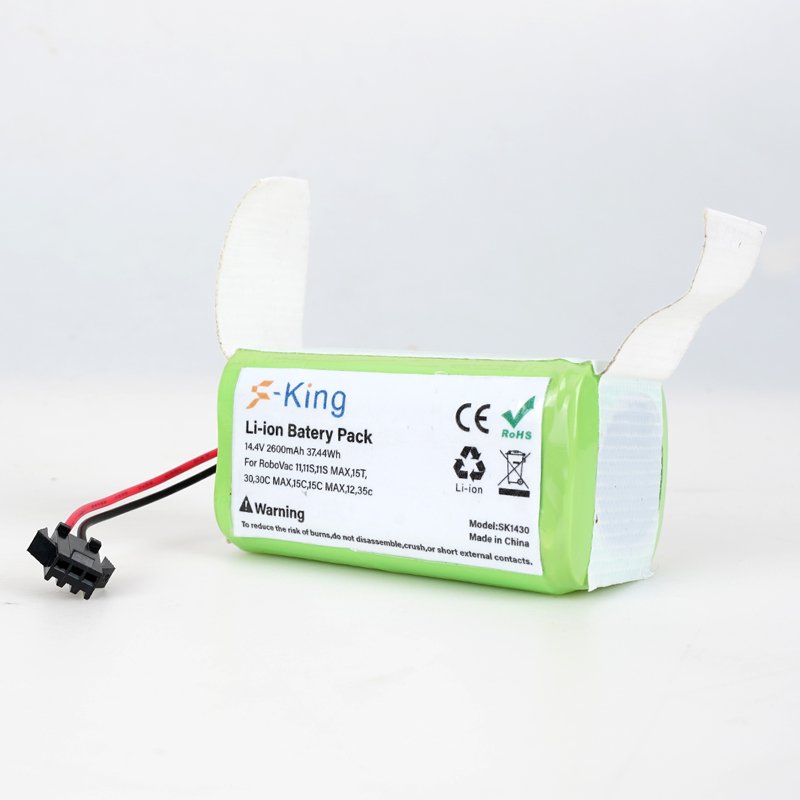 High Capacity 3.7V 7.4V 14.4V Customizable Lithium Battery for Sweeping Robot Vacuum Cleaner Battery
