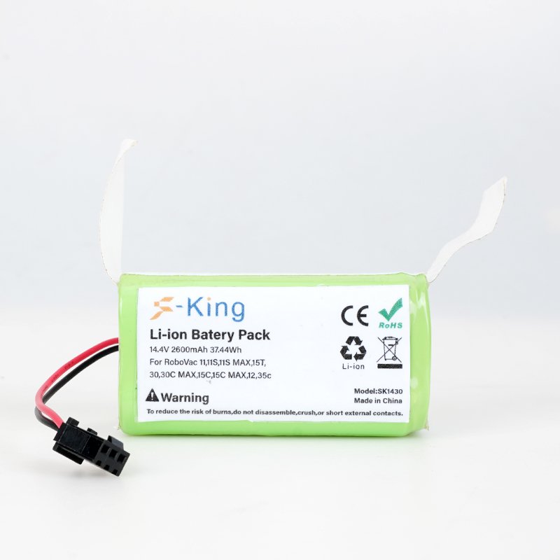 High Capacity 3.7V 7.4V 14.4V Customizable Lithium Battery for Sweeping Robot Vacuum Cleaner Battery