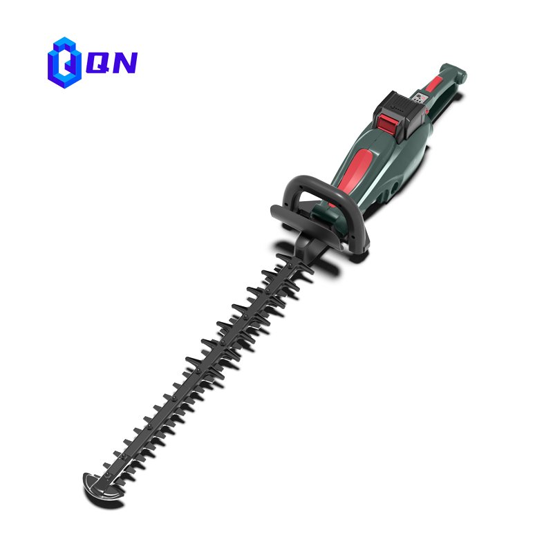Best selling 24v lithium battery powered 600mm dual edged blade handheld cordless electric brush garden cutter hedge trimmer