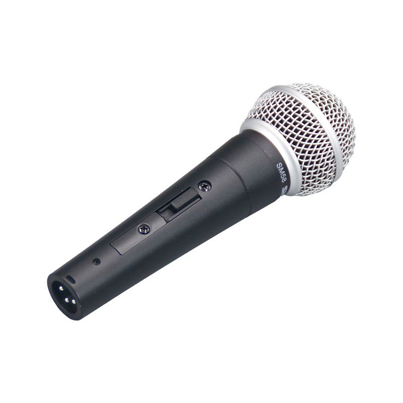 X1029-2 New SM58S Karaoke Wired Microfone Microphones Vocal Mic Dynamic Microphone Singing Machine Professional Microphone Sm 58