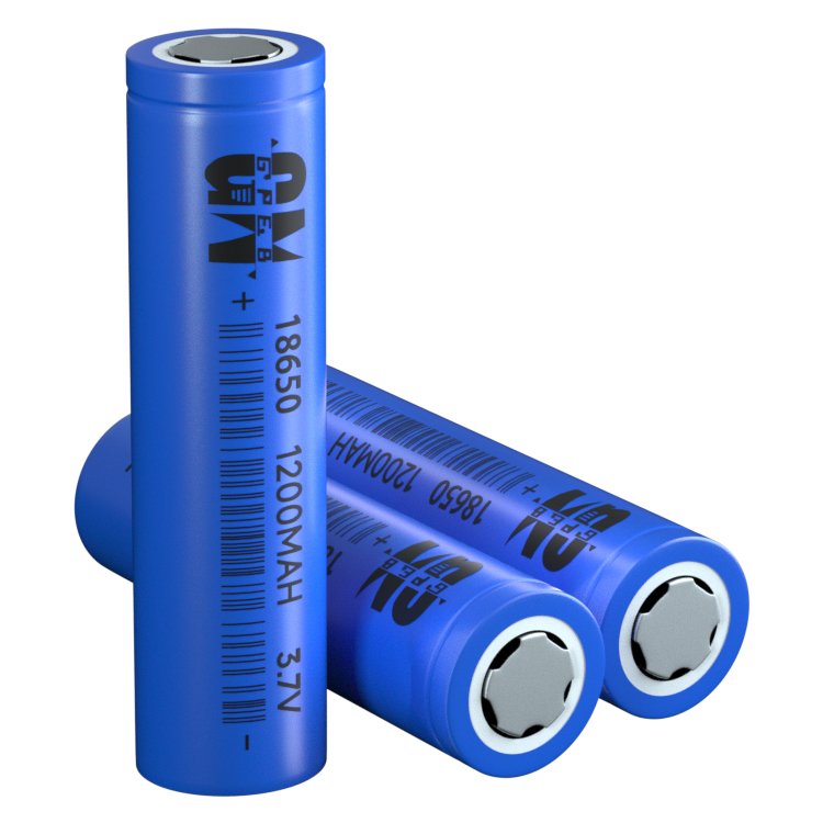 Wholesale 18650 li-ion battery cylindrical lifepo4 3.7v 1200mah rechargeable 18650 lithium battery