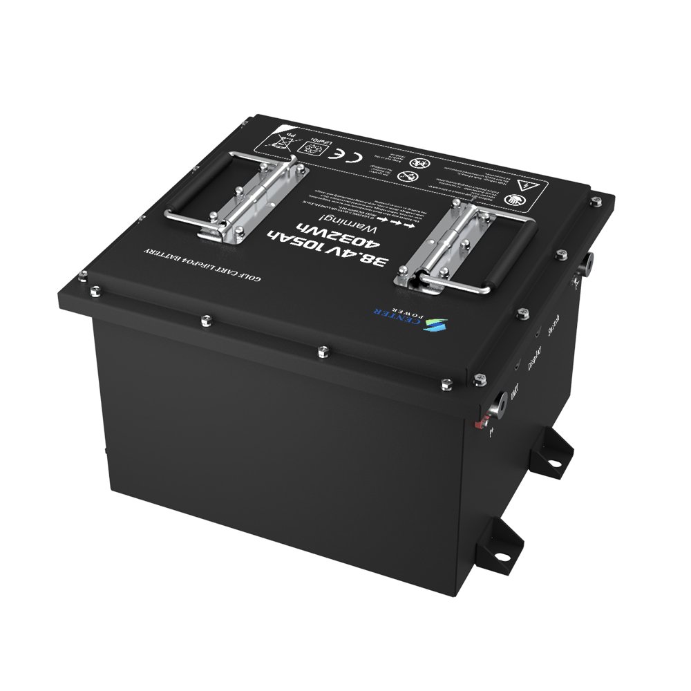Center Power high continuous discharge current 200A 250A 300A 36V 51.2v golf cart lithium battery 36 volt battery 105Ah LiFePO4