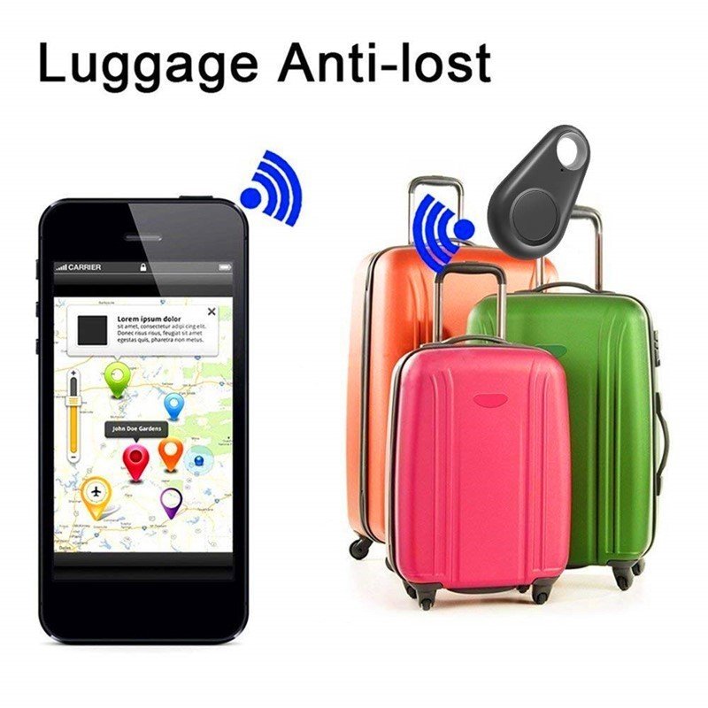 Electronic Pet Tracker Anti-lost Alarm OEM Custom Wireless Bluetooths APP Child Bag Wallet Dog Locator