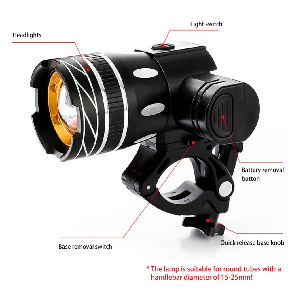 Bike Light MTB Bicycle Front Back Rear Taillight Cycling Safety Warning Light Waterproof LED Lamp Accessories