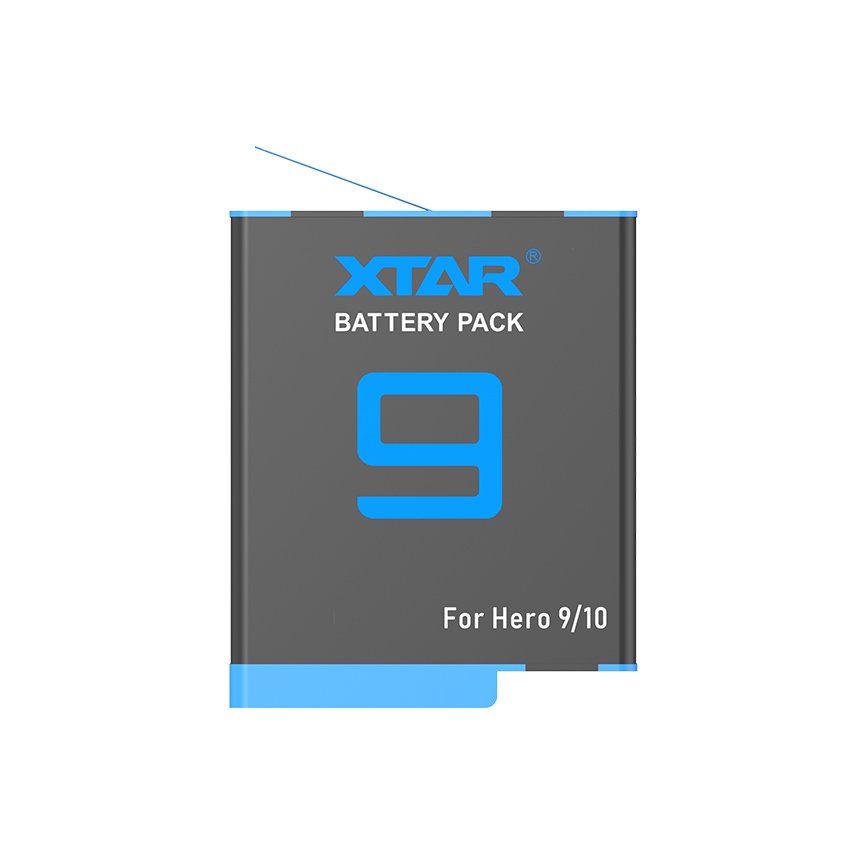 3.85v 1750mah Rechargeable Battery Action Camera Battery For Gopro Hero 9 10 Black Sports Camera Accessory