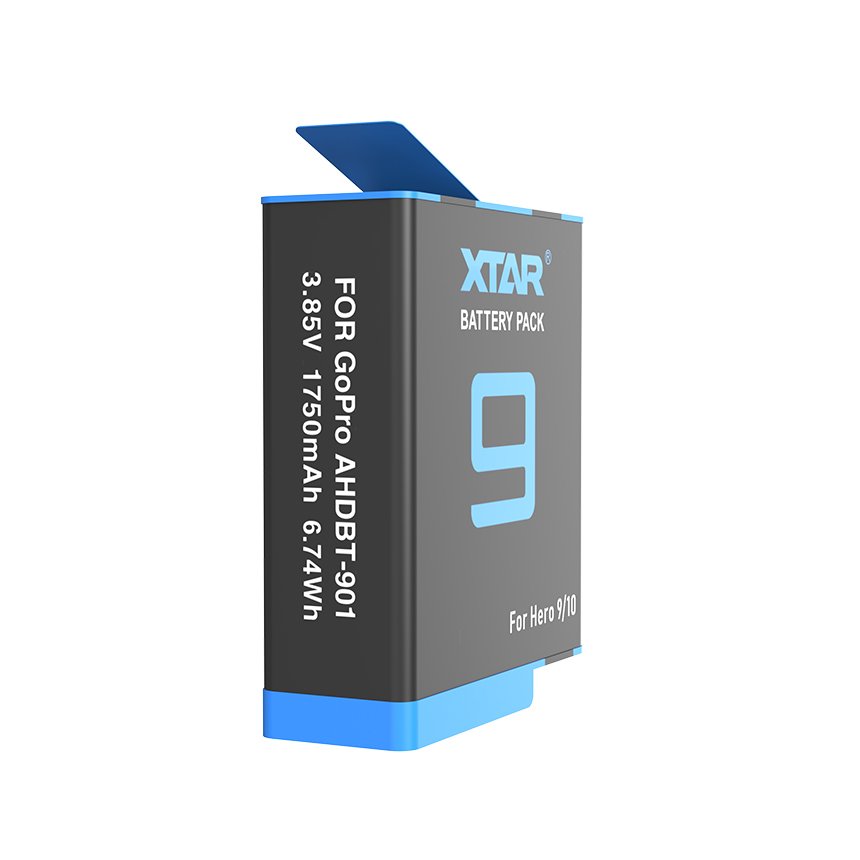 3.85v 1750mah Rechargeable Battery Action Camera Battery For Gopro Hero 9 10 Black Sports Camera Accessory