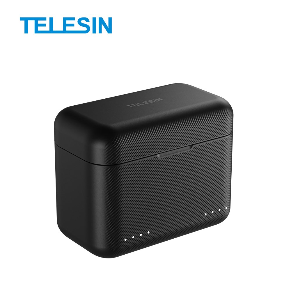TELESIN camera accessories for Insta360 X4 Portable Dual Slot with indicator light Battery Storage Charging Box
