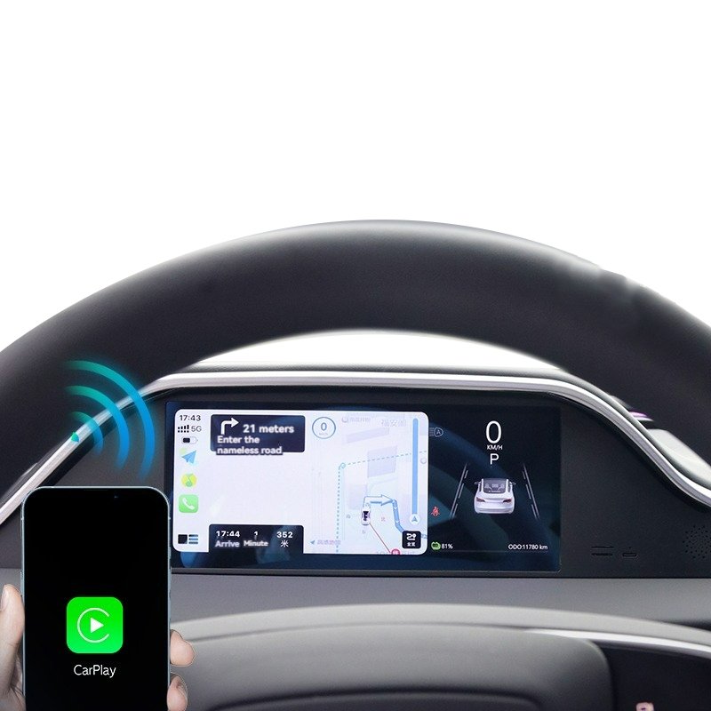 8.9'' Dashboard Display Instrument Cluster with Ambient Lighting for Model 3 Highland Instrument Cluster with Front Camera