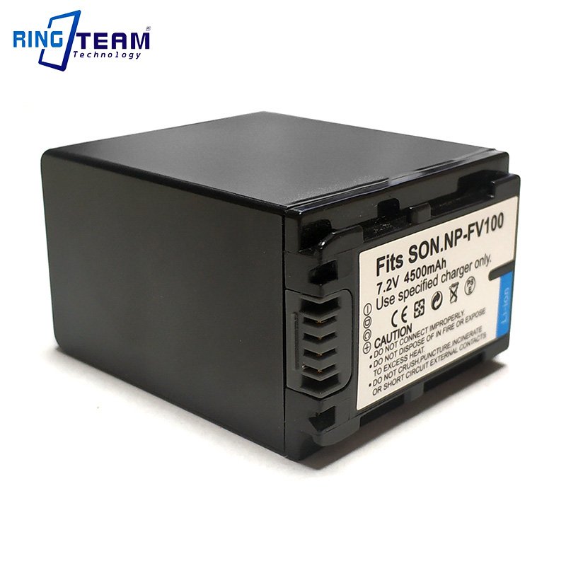 NPFV100 Lithium Ion Battery Pack NP-FV100 for Sony DCR-SR15 HDR-TG1 HDR-TG3E HDR-TG5 Cameras CE Stock Li-ion Rechargeable 7.2V