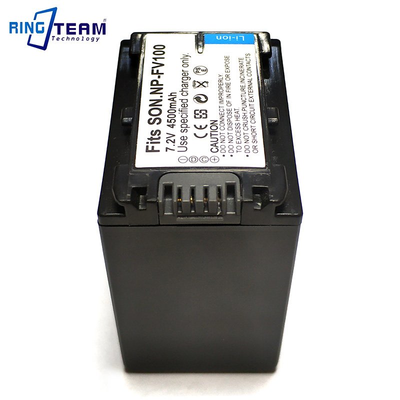 NPFV100 Lithium Ion Battery Pack NP-FV100 for Sony DCR-SR15 HDR-TG1 HDR-TG3E HDR-TG5 Cameras CE Stock Li-ion Rechargeable 7.2V