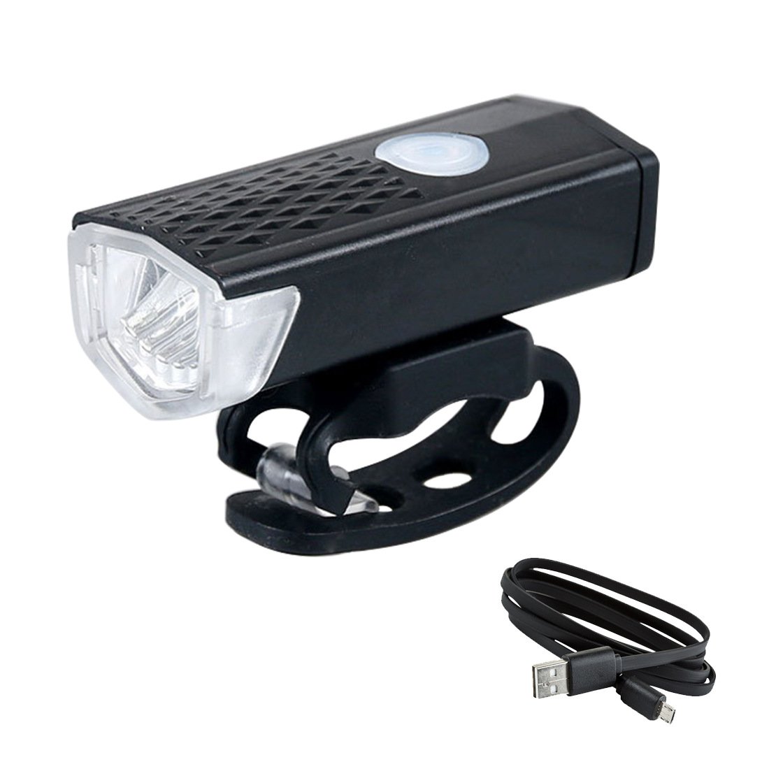 AT Hot sales led bicycle accessories front rear and back USB rechargeable waterproof mountain Sport Plastic Bike Light