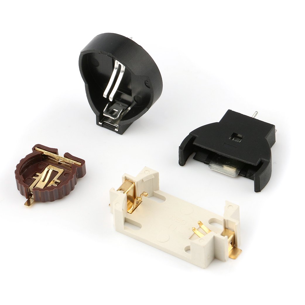 Sample free Battery Accessories CR2032 CR2450 CR1220 CR2477 coin cell button battery holder series