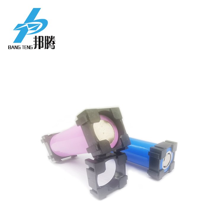 Wholesale li-ion battery pack holder bracket assemble plastic 1P 18650 lithium cell space holders 18650 holder