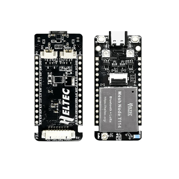 Heltec Nordic nRF52840 SX1262 low power Meshtastic Node T114 v2 LoRa development kit TFT display GPS BLE Solar panel Tracker