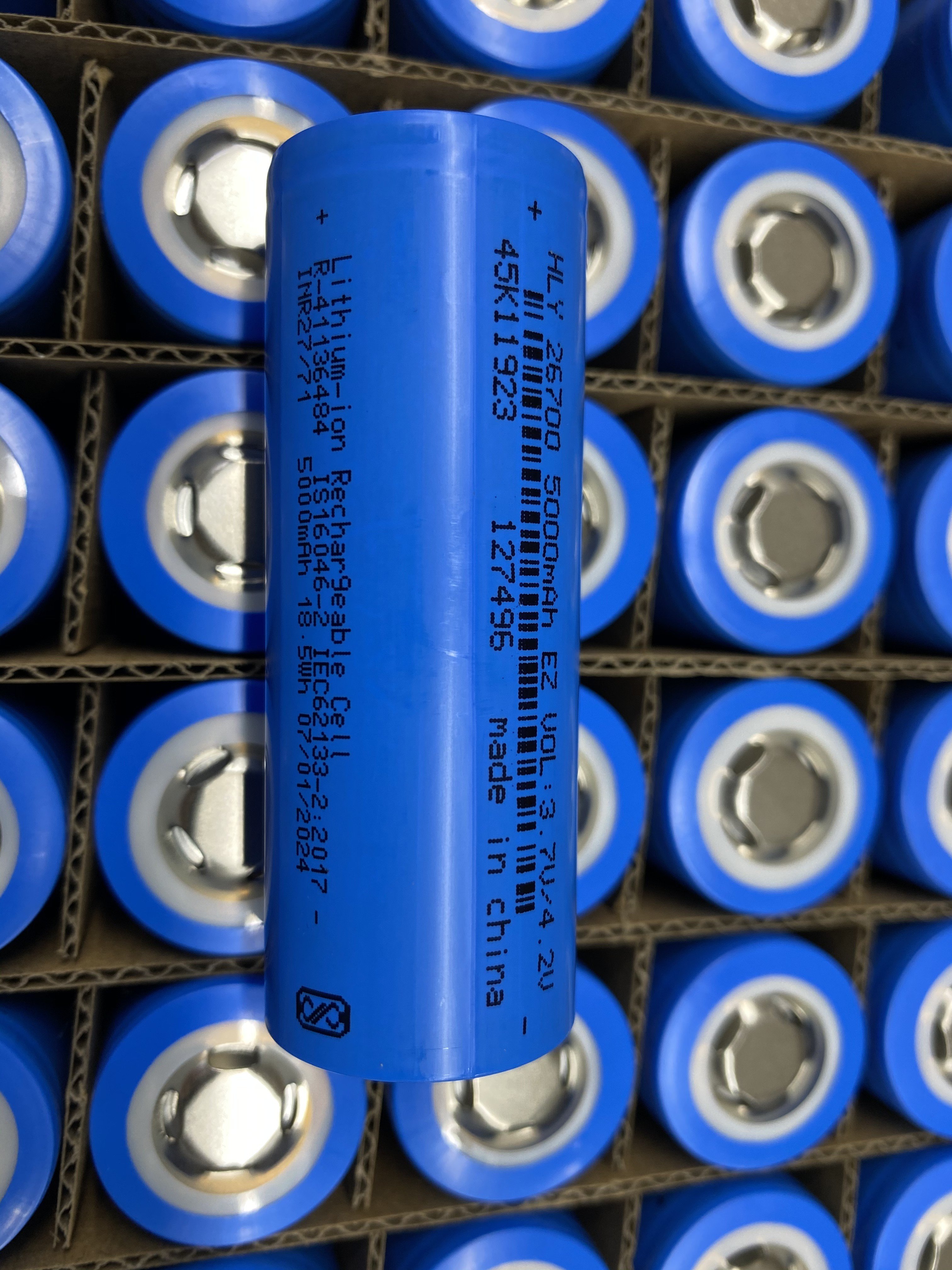 HLY Advanced Battery Technology, 26700Lithium Battery,3.7v 5000mAh Suitable for Electric Two-Wheelers