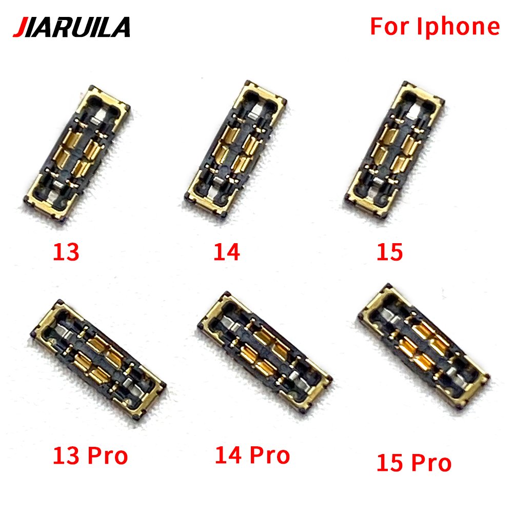 Battery FPC Connector For iphone 15 14 13 12 Pro Max 12 13 Mini 14 15 Plus Charger FPC Connector On Flex Board Flex Cable Parts