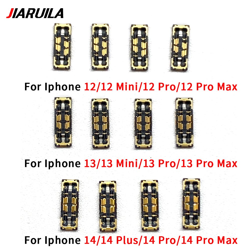 Battery FPC Connector For iphone 15 14 13 12 Pro Max 12 13 Mini 14 15 Plus Charger FPC Connector On Flex Board Flex Cable Parts