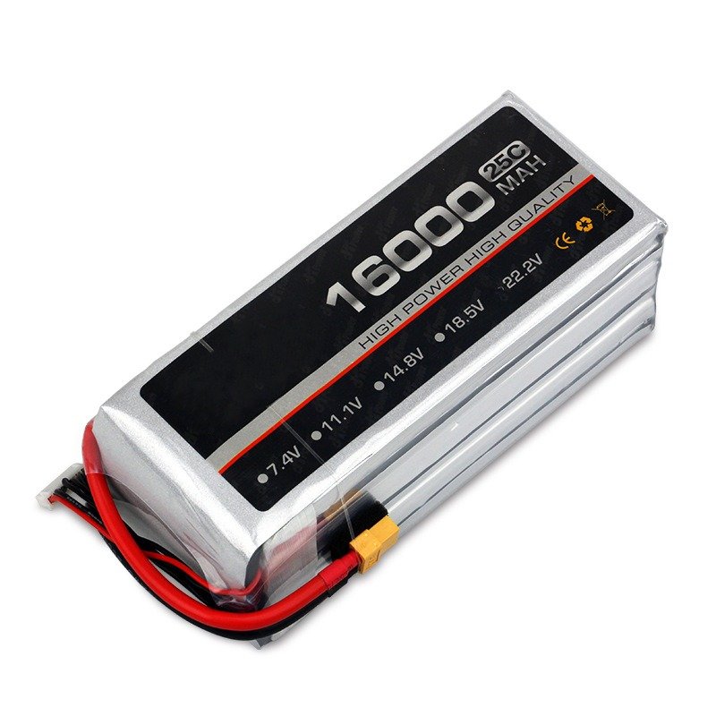 11.1V 16000mAh 3S lithium ion batteries of large capacity and high discharge rate power battery for drones
