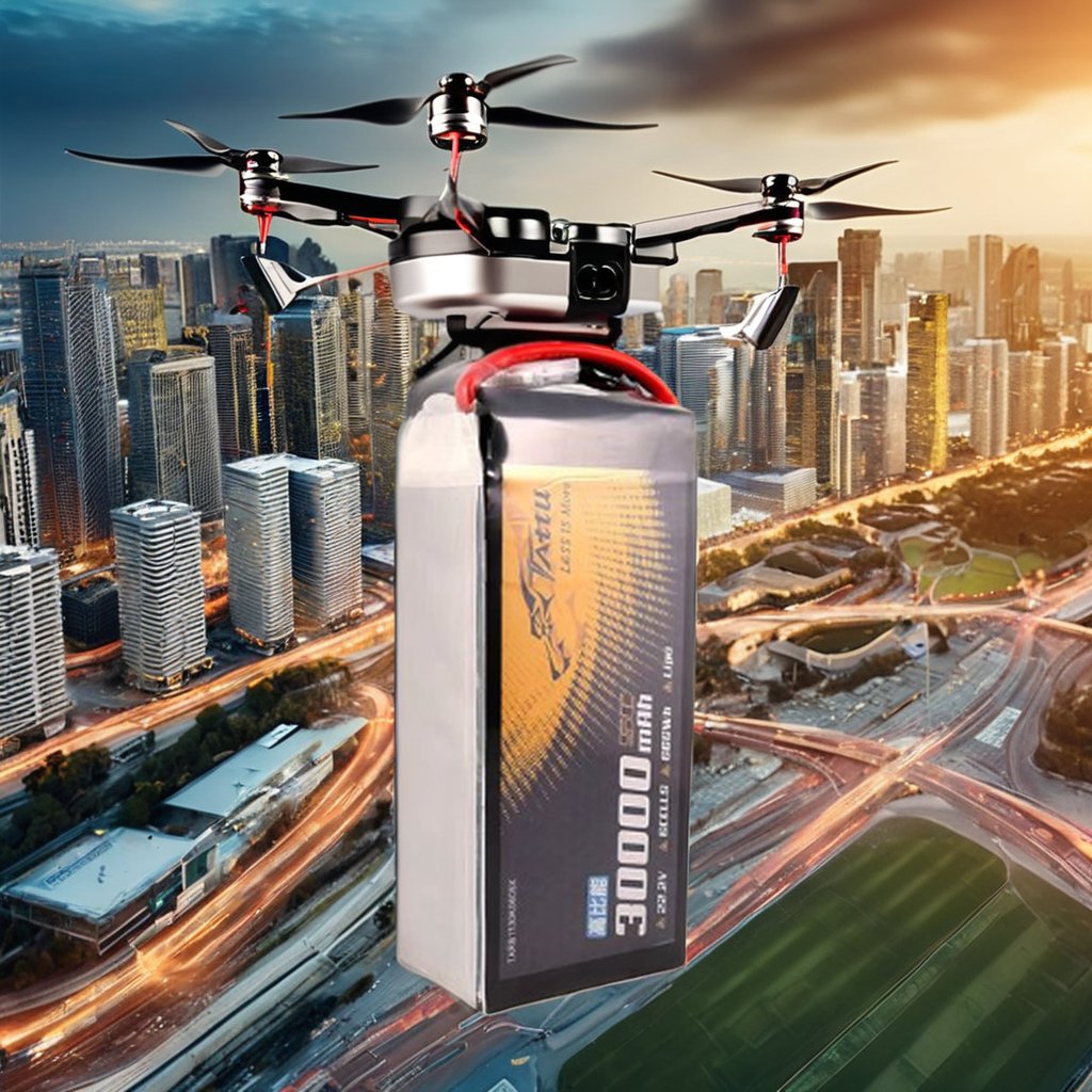 Tattu ACE 30000mAh 6S 22.2V 5C Semi-Solid State Lipo Battery Accessory for RC Airplane & Multi-Rotor Quadcopter Drone