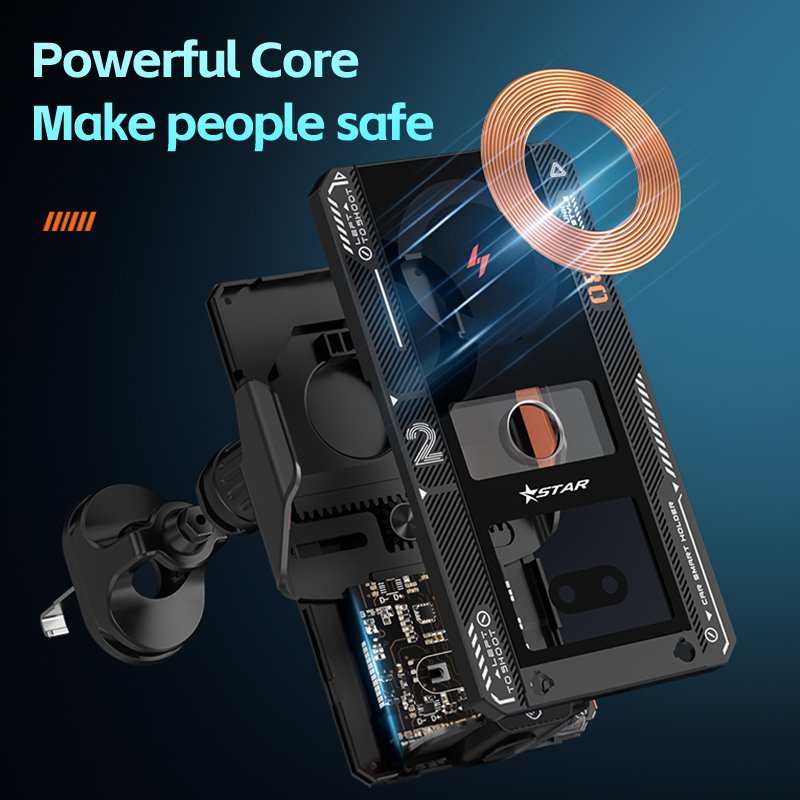 2024 Car Air Vent Bracket Phone Holder Wireless Charging Stand Car Phone Smart Inductive Qi 15w Car Holder Dropshipping Product