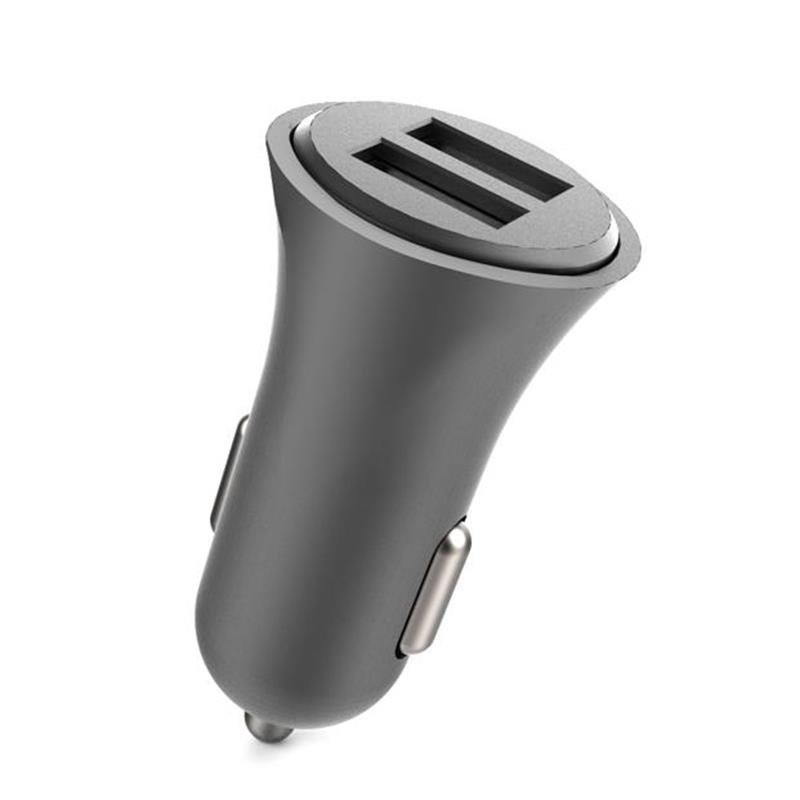 Universal Car USB Power Adapter 12V Car Battery Charger Mobile Phone Accessory 12W 2.4 Amp Dual USB Car Charger